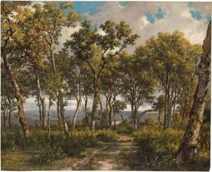 Lichtes Eichenwaldchen by Johann Jakob Ulrich