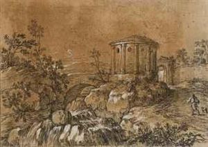 Temple De Vesta A Tivoli by Jonas Umbach