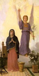 The Annunciation 1888 by William-Adolphe Bouguereau
