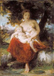 Sketch for 'Charity' by William-Adolphe Bouguereau