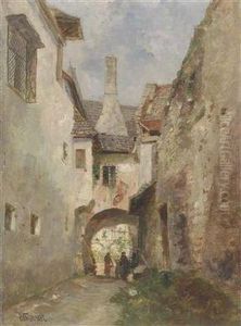 Street In The Wachau by Paul Unbereit