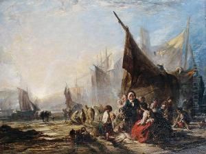 Sorting The Catch by Frederick Charles Underhill