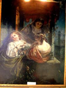 Kvinnor Pa Terass. by Frederick Charles Underhill