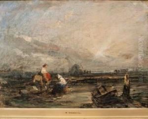 Le Ramassage Du Varech Sur Une Plage by William Underhill