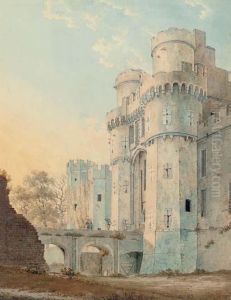 Hurstmonceaux Castle, Sussex by Thomas Richard Underwood