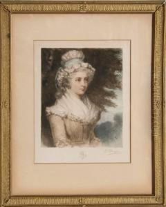 Portrait Of A Girl by William Unger