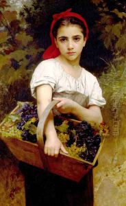 Vendangeuse [The Grape Picker] by William-Adolphe Bouguereau