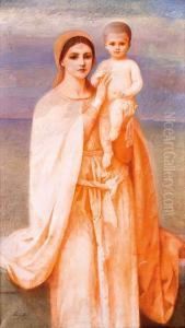 Madonna Z Dzieciatkiem by Jozef Unierzyski