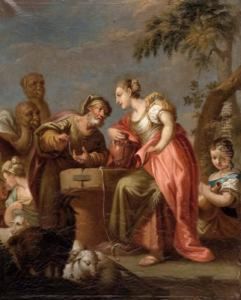 Eleazar, Der Knecht Abrahahms, Und Rebekka Am Brunnen