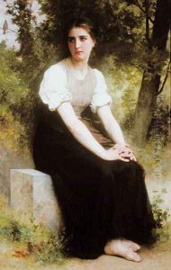 The Song of the Nightingale, c.1895 by William-Adolphe Bouguereau