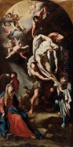 Kreuzabnahme Christi by Michelangelo Unterberger