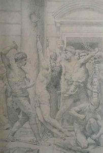 The Flagellation of Christ, c.1881 by William-Adolphe Bouguereau