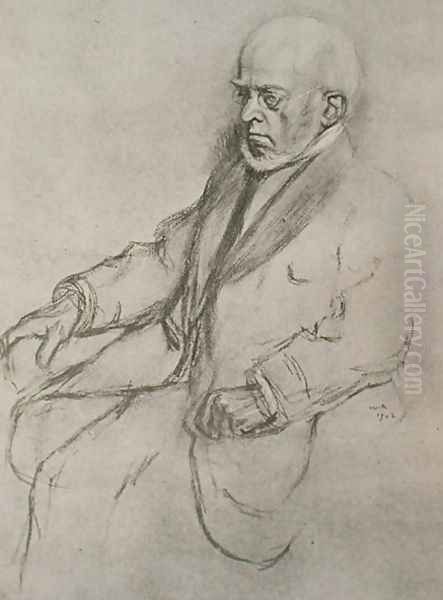 Portrait of Adolf von Menzel (1815-1905), 1902 - view 1