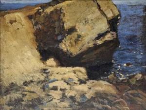 Felsenlandschaft by Hermann Urban