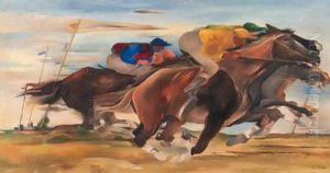The Horse-race by Joseph Urban