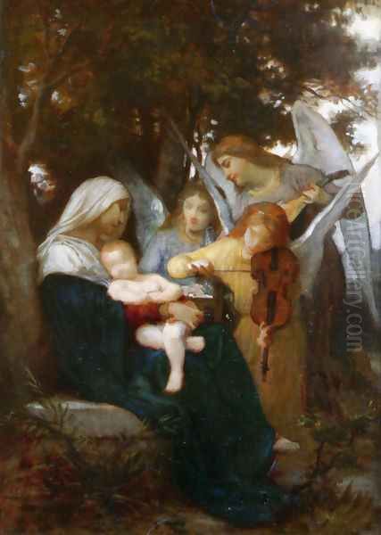 Study for Vierge aux anges (Study for Virgin with Angels) - view 1