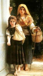 Petites mendiantes [Little beggars]
