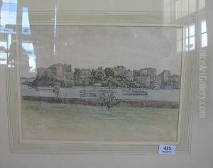 Flats At Elizabeth Bay by Sydney Ure Smith