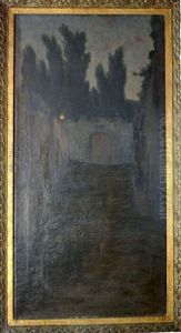 Cementerio by Modesto Urgell y Inglada