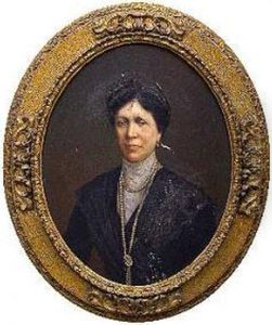 Retrato De Senora by Eduardo Urquiola Y Aguirre