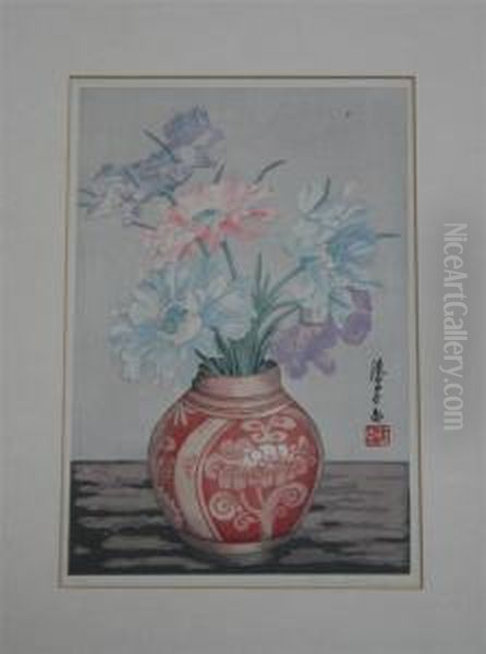 Sweet Peas & Paeonies - view 1