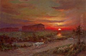 View Of The Temple Of Paestum