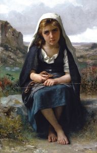The Shepherdess by William-Adolphe Bouguereau