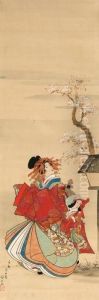 Beauties Of The Three Pleasure Quarters In The Eastern Capital:snow, Moon And Flower by Utagawa Kuninao