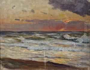 Sonnenuntergang An Der Ostsee