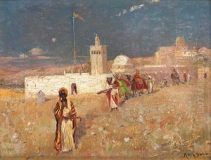 Depart Pour La Fantasia by Max Uth