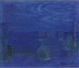 Blue Composition by Petr Savvitch Utkin