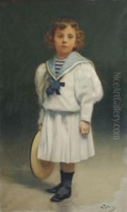 Retrato De Nina by Antoni Viadera Utrillo