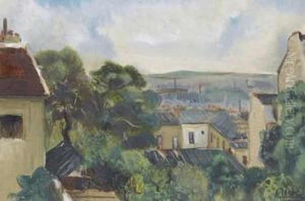 Vue De Montmartre Sur St-denis - view 1
