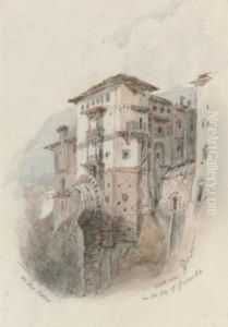 On The Darro In The City Of Granada by Edward Vernon Utterson