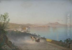 Panorama Di Napoli Da Posillipo by Cesare Uva