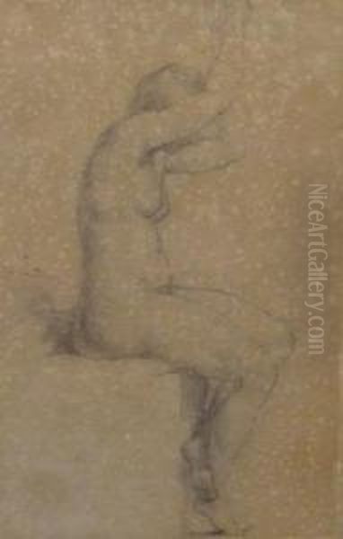 Seated Female Nude - view 1