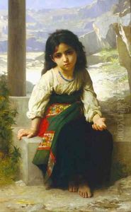 La Petite Mendiante by William-Adolphe Bouguereau