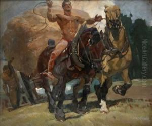 Bringing In The Hay by Ludvik Vacatko