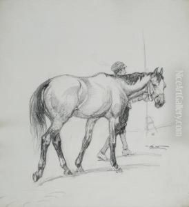 Cavallo Con Scudiero by Alfredo Vaccari