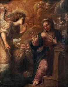 Annunciation by Andrea Vaccaro