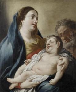 The Holy Family by Domenico Antonio Vaccaro