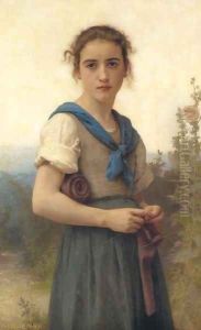 La Tricoteuse by William-Adolphe Bouguereau