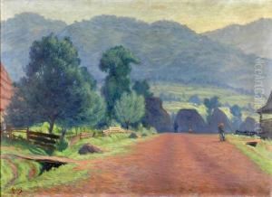 Landscape With A Road by Antos Vaclav