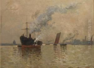 Le Port De Londres by Eugene Lawrence Vail