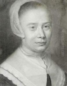 Portrait Presume De Maria Rysbeck, Femme Du Bourgmestre De Zwolle by Bernard Vaillant