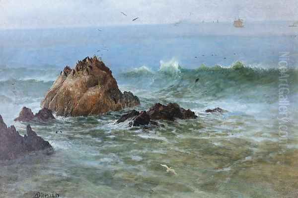Seal Rocks off Pacific Coast, California - view 1