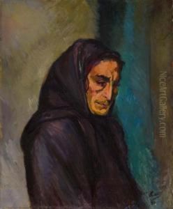 Portrait Of An Elderly Lady.