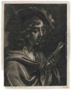 A Young Man Reading by Wallerand Vaillant