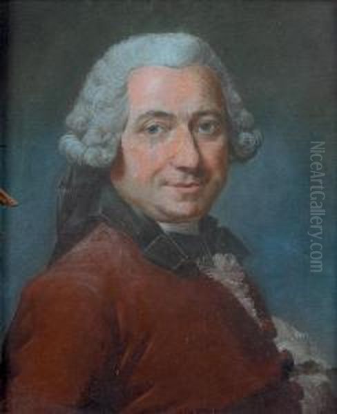 Portrait D'homme A La Veste Rouge - view 1