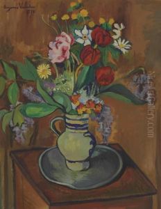 Bouquet De Fleurs Dans Une Cruche by Suzanne Valadon